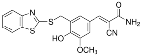 Tyrphostin AG 825 Structure