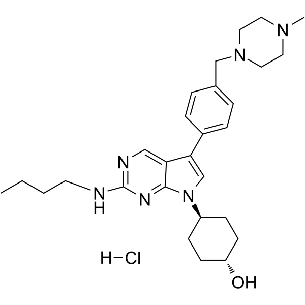 UNC2025 hydrochloride Structure