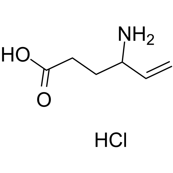 Vigabatrin hydrochloride Structure