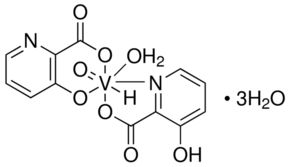 VO-OHpic trihydrate Structure