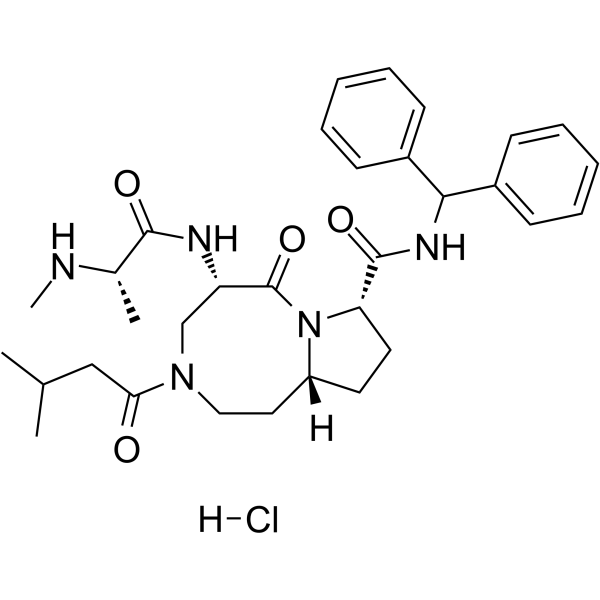 Xevinapant hydrochloride Structure